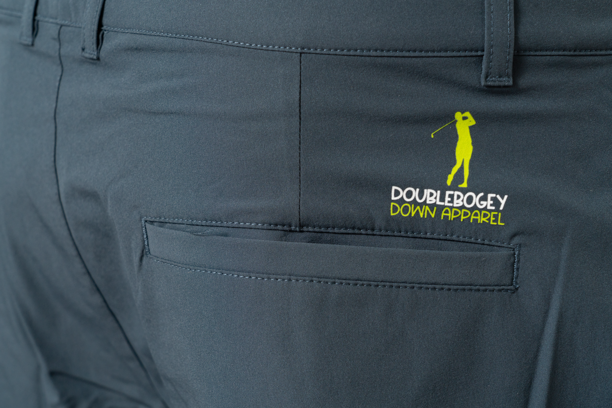 Blue Joggers - Back Pocket