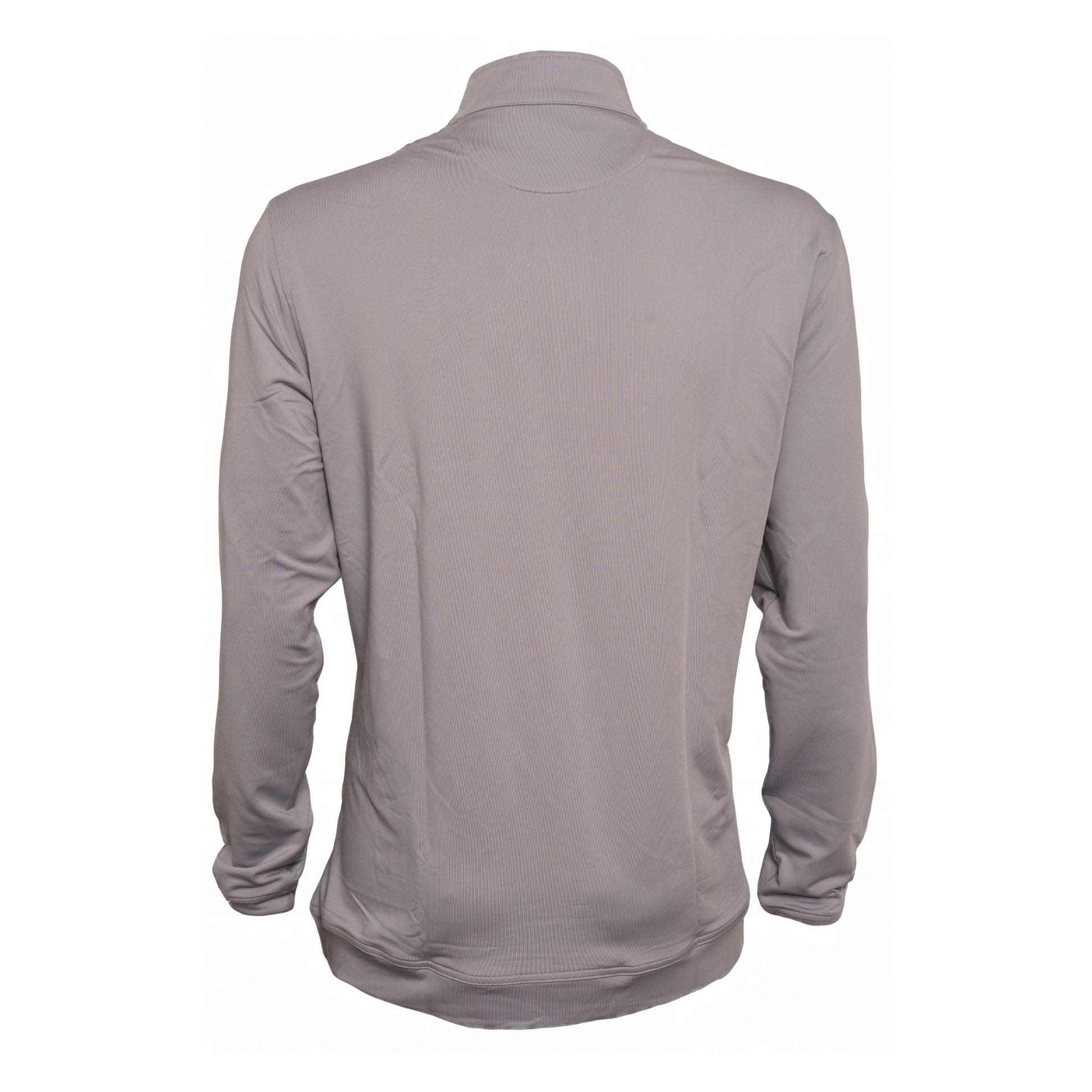 Gray Quarter Zip - Back