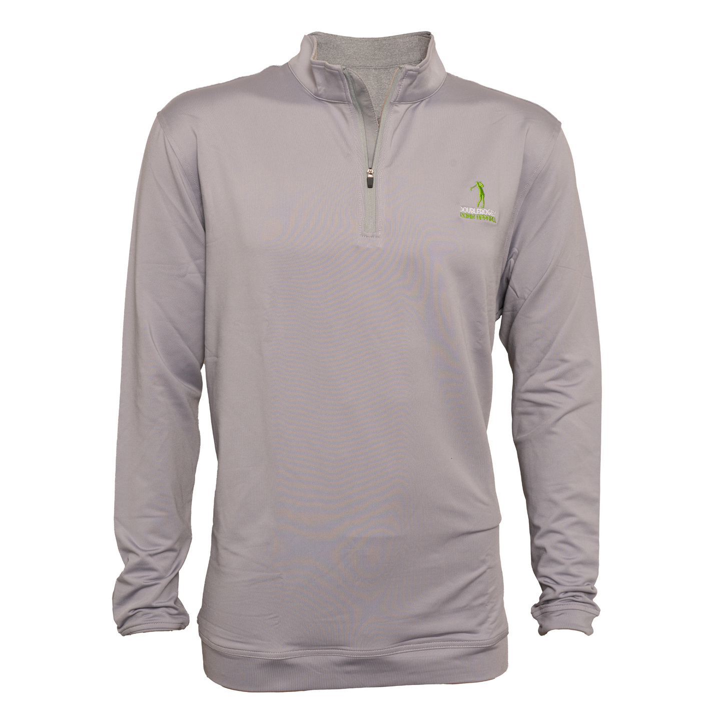 Gray Quarter Zip - Front