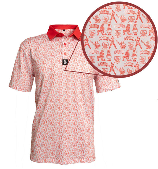 Close-Up of Phillies Golf Polo Fabric – Soft, Lightweight, Performance Material